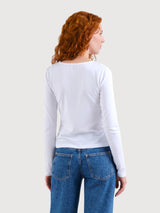 Longsleeves Salmis White | Dedicated