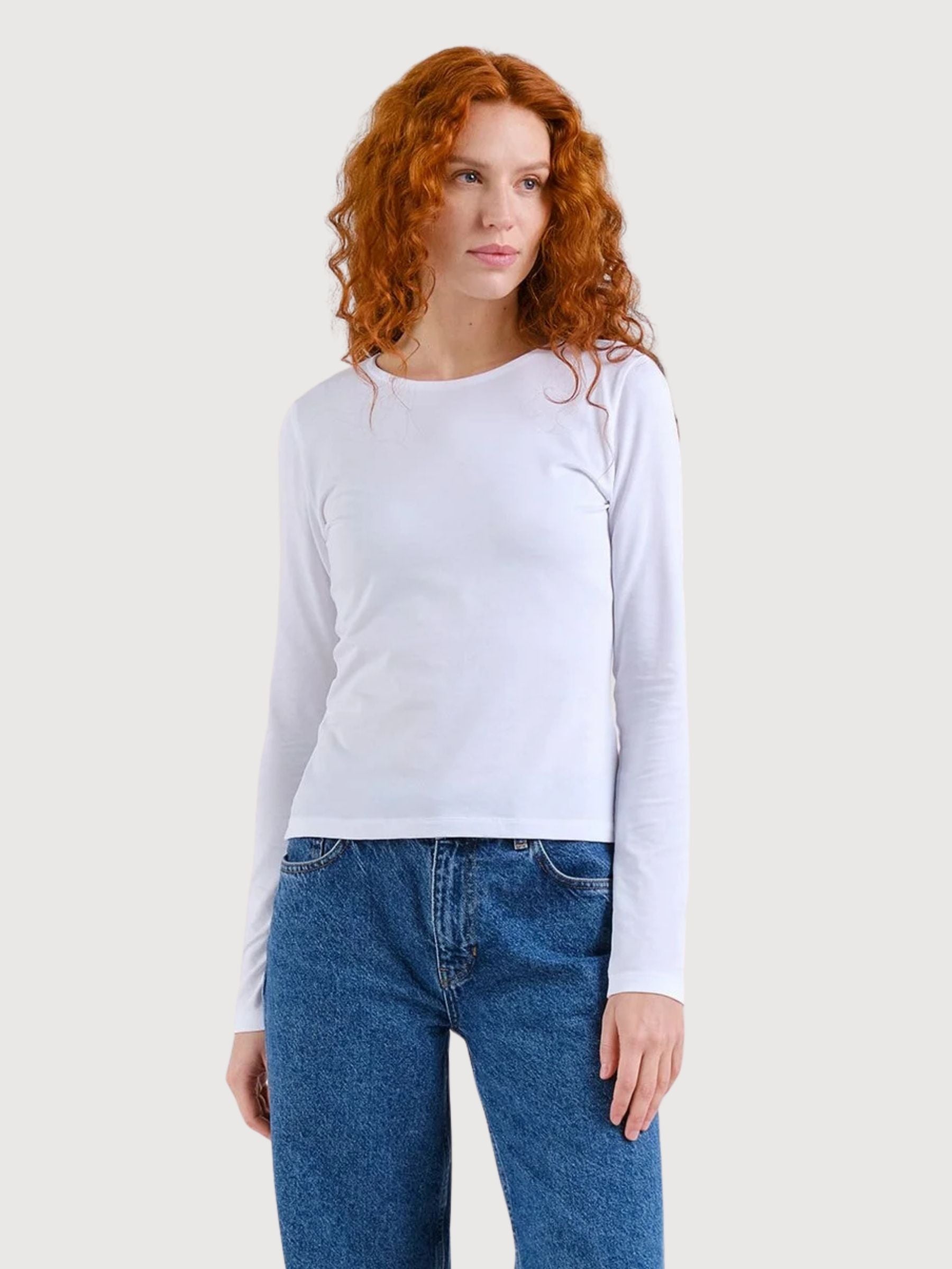 Longsleeves Salmis White | Dedicated