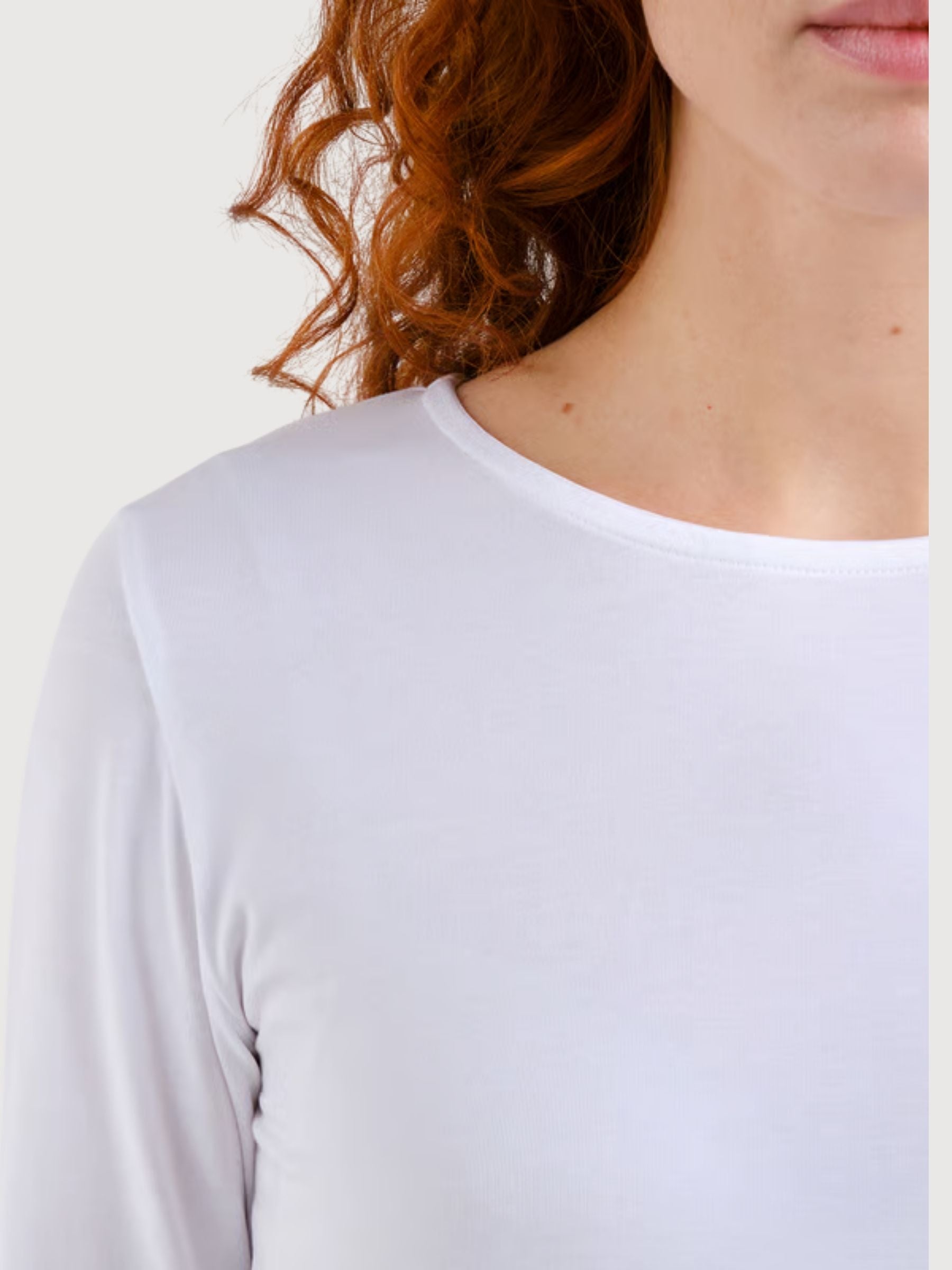 Longsleeves Salmis White | Dedicated