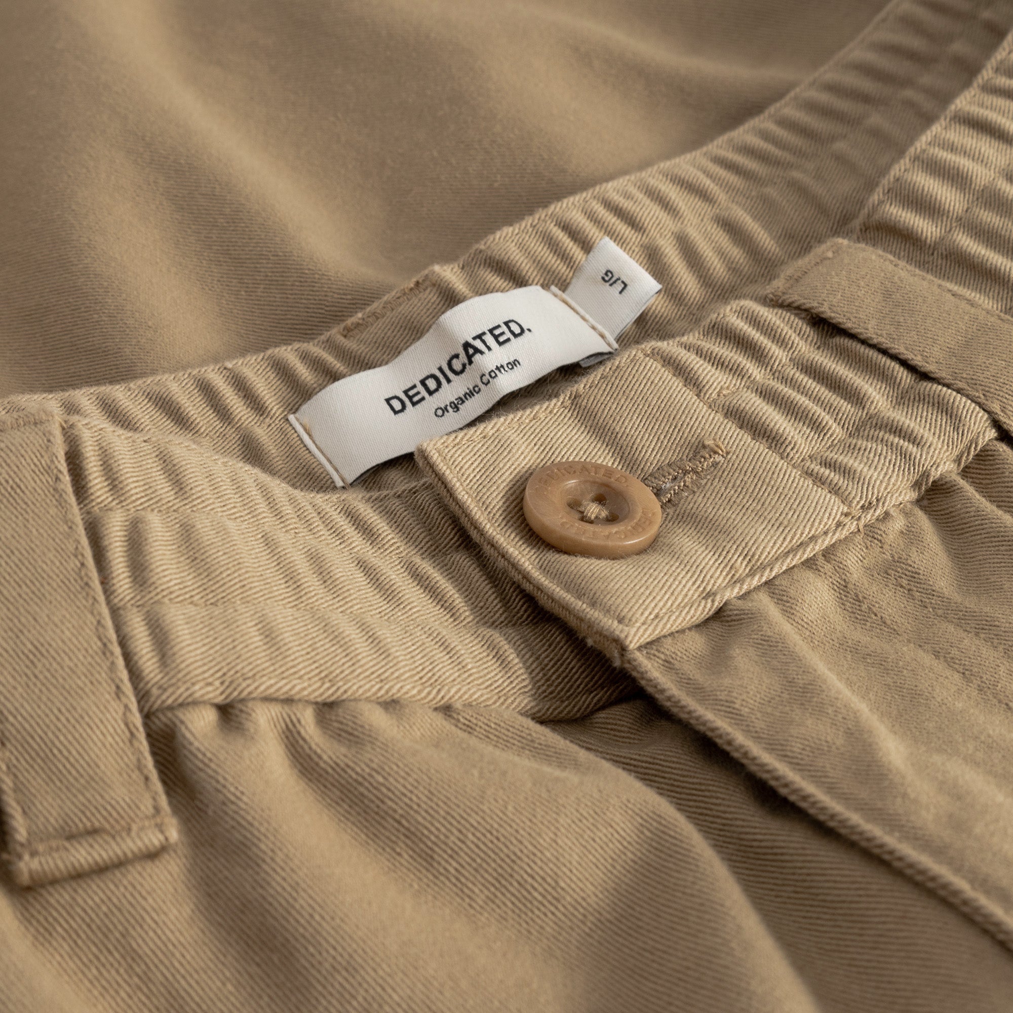 Chino Shorts Olmen Kelp Beige Uomo | Dedicated
