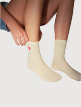 Socks Heart Pink Unisex Cotton | Jutelaune