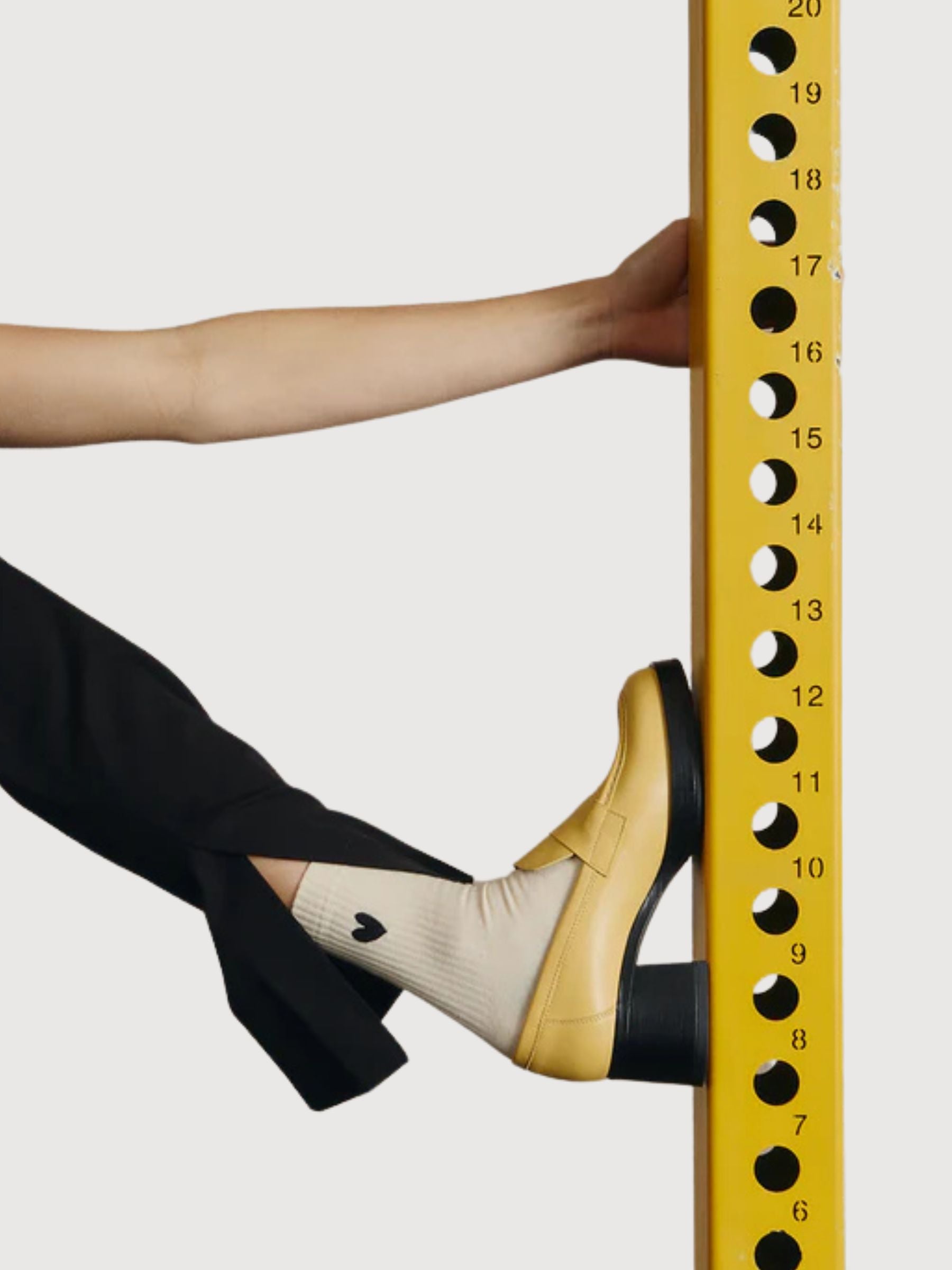 Socks Heart Black Unisex Cotton | Jutelaune