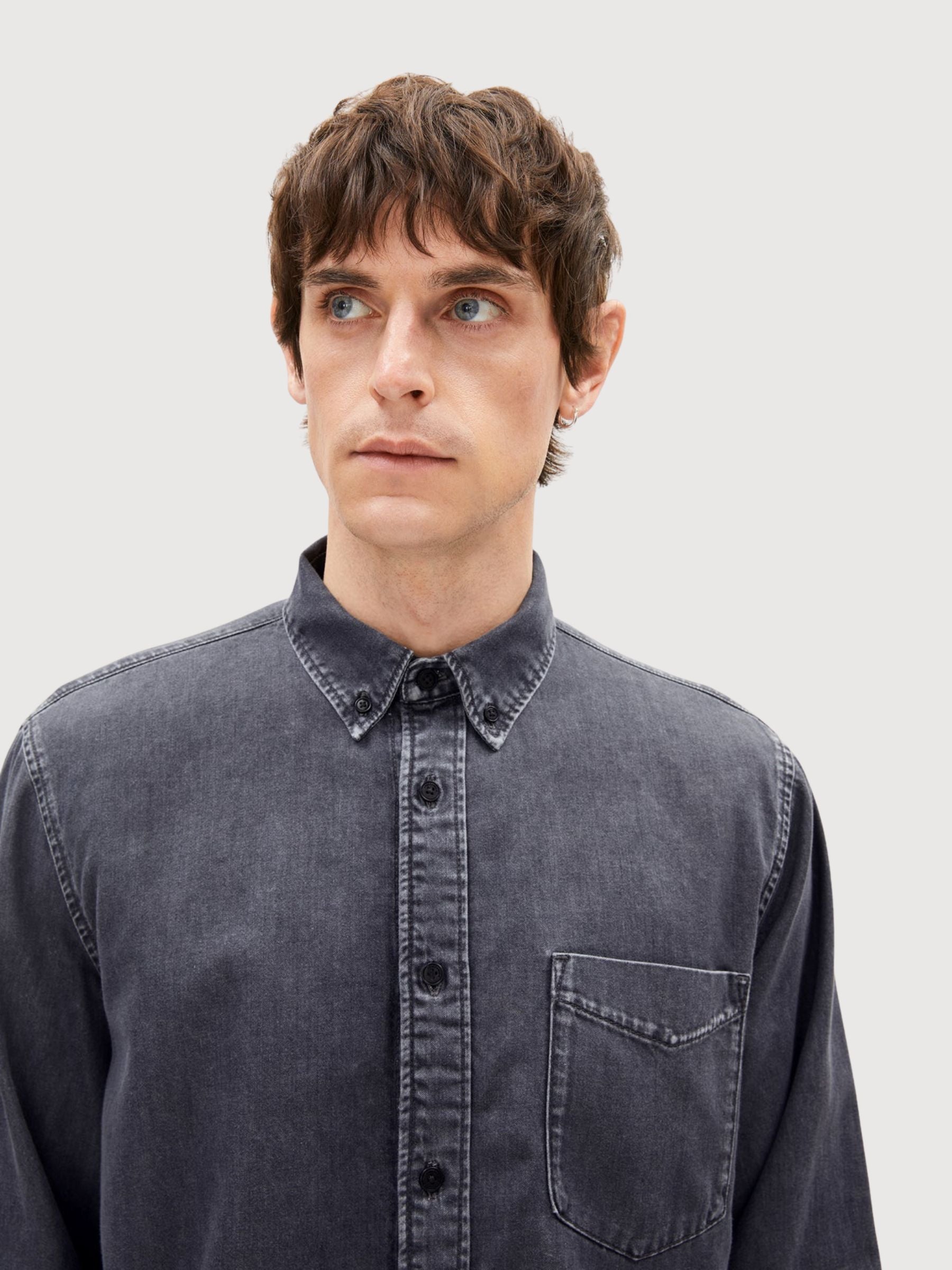 Shirt Gavraa Grey Man | Armedangels