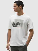 T-shirt Samoa bianca in cotone riciclato | Ecoalf