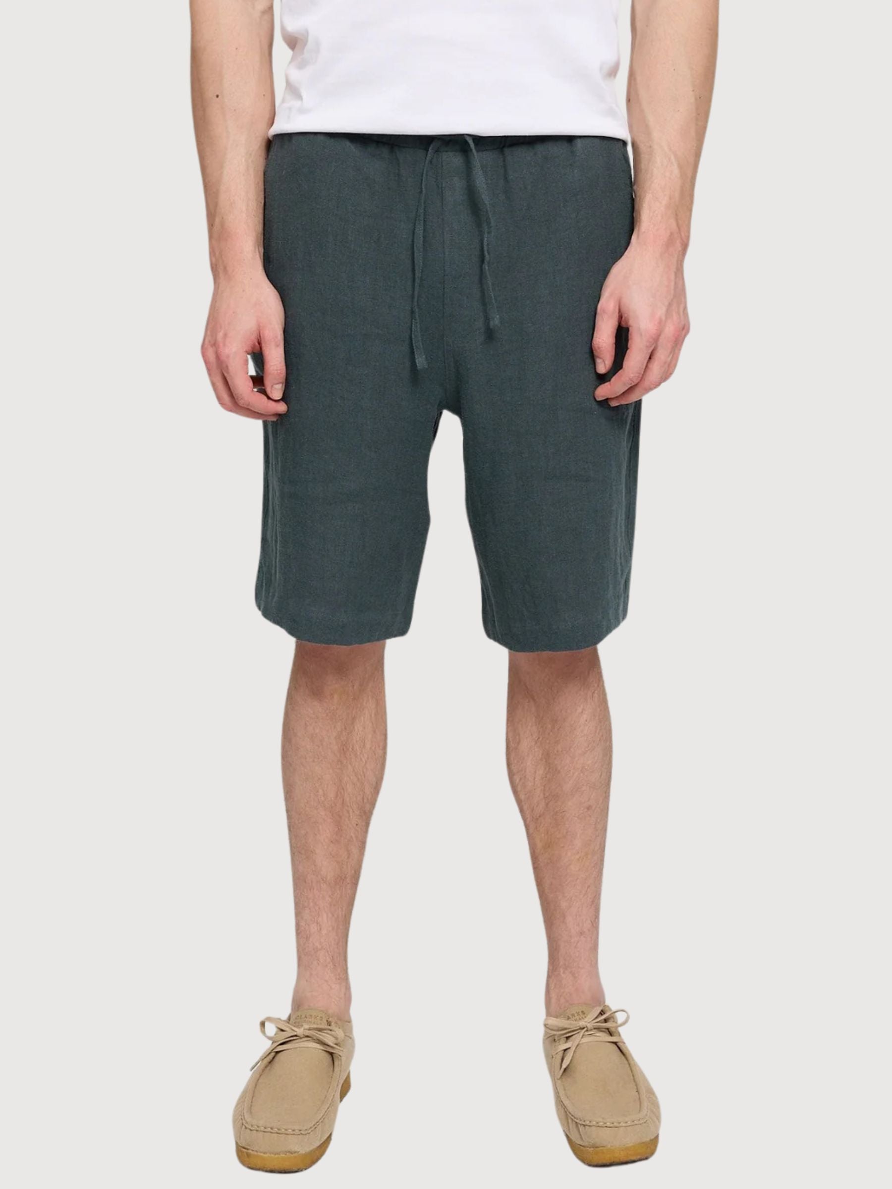 Shorts Linen Pull-On Man Bottle | Mazine