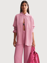 Bluse Leinen-Mix Washed Berry | Armedangels