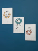 Notebook BLUE SPLASHY CAT | Tranquillo