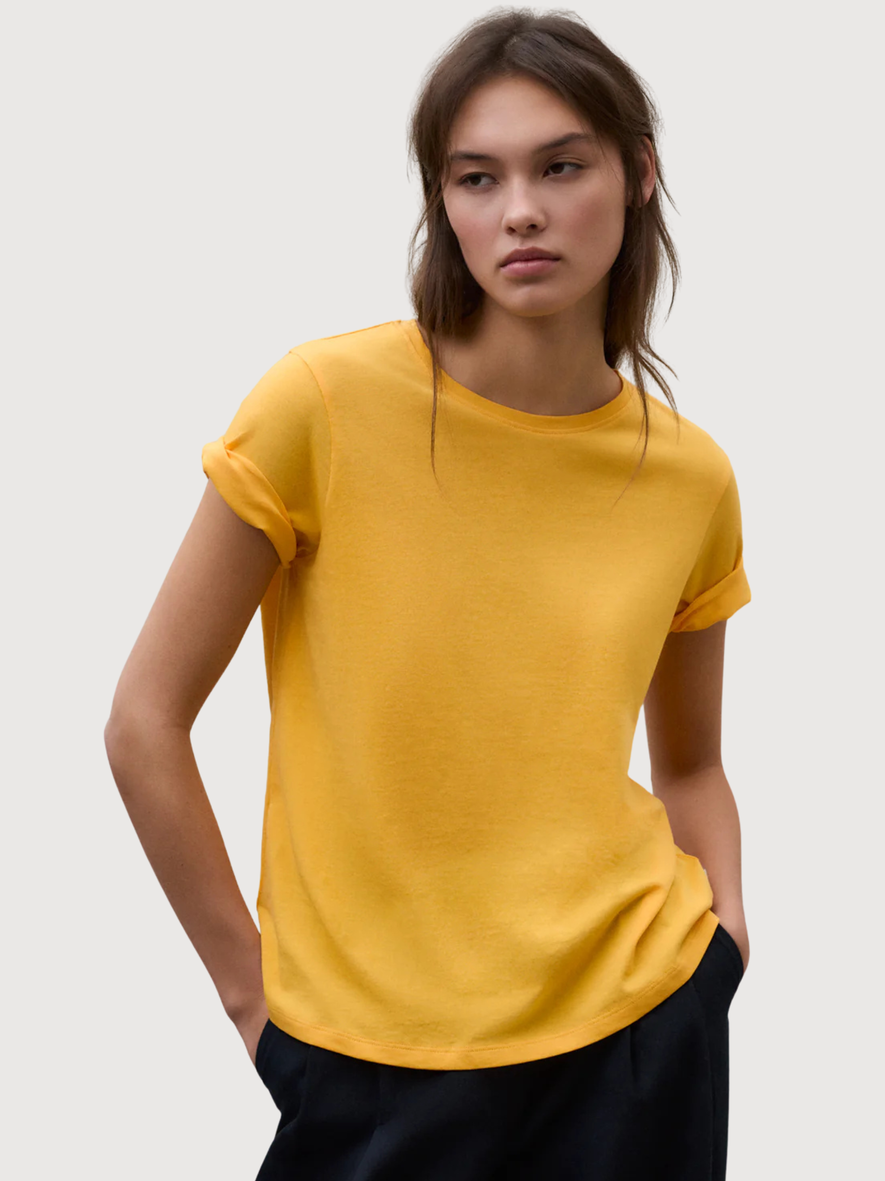 T-Shirt Lake Woman Tangerina | Ecoalf