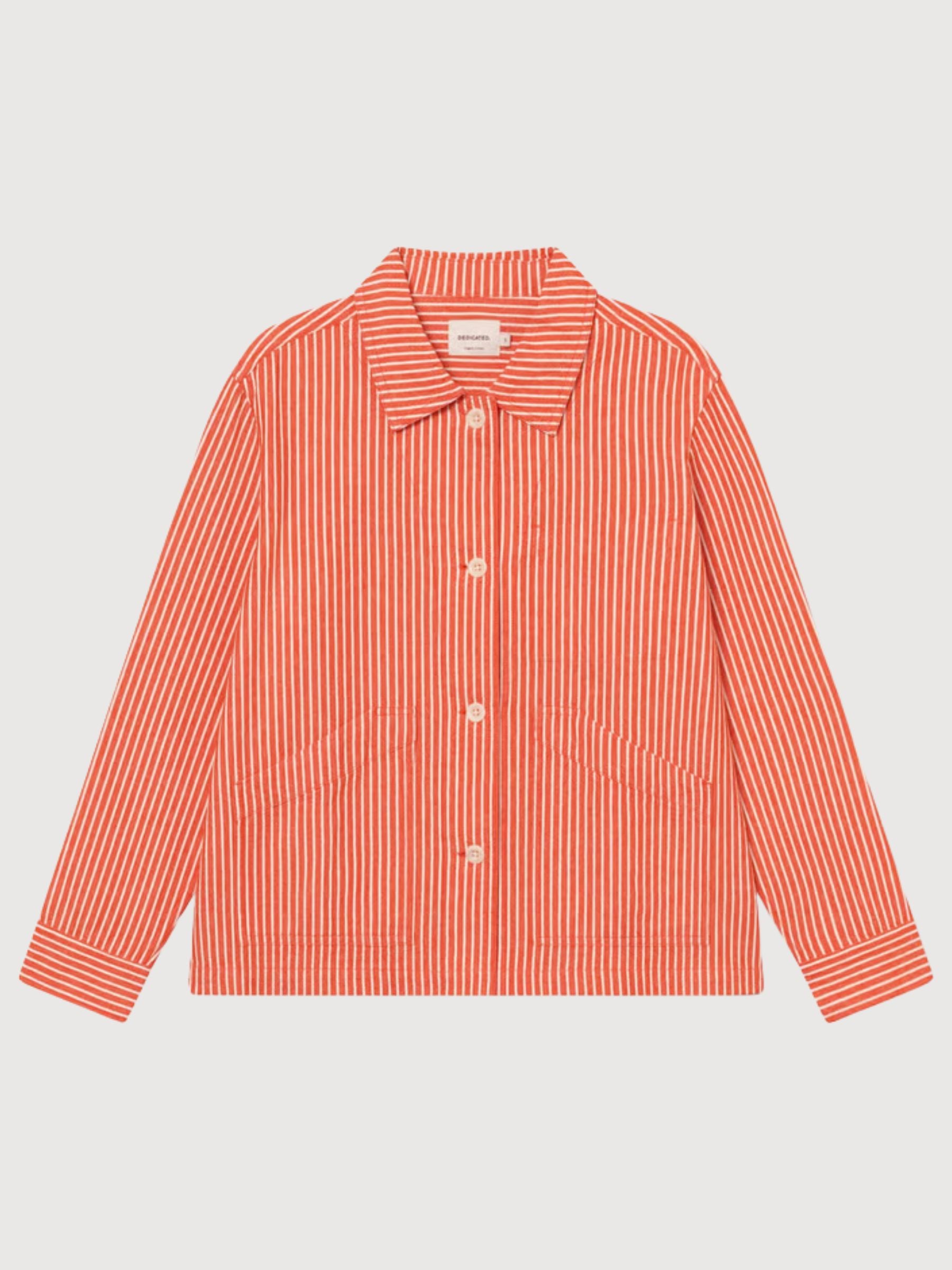 Giacca Stiby Work Stripe Grenadine Red | Dedicated