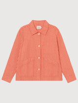 Jacke Stiby Work Stripe Grenadine Red | Dedicated