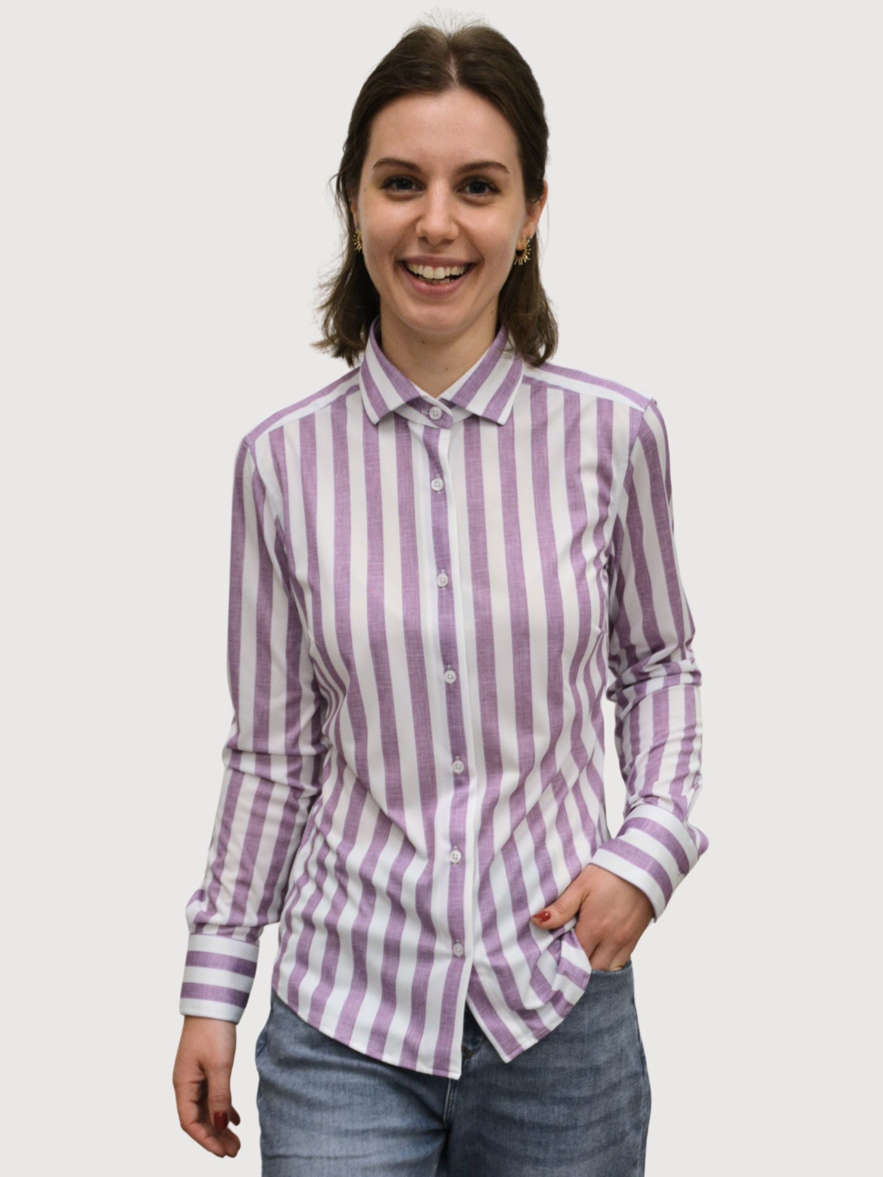 Camicia Collo Francese F0914 Donna | Re-do-it
