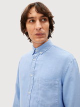 Shirt Longsleeve Linen Man Wedgwood | Armedangels