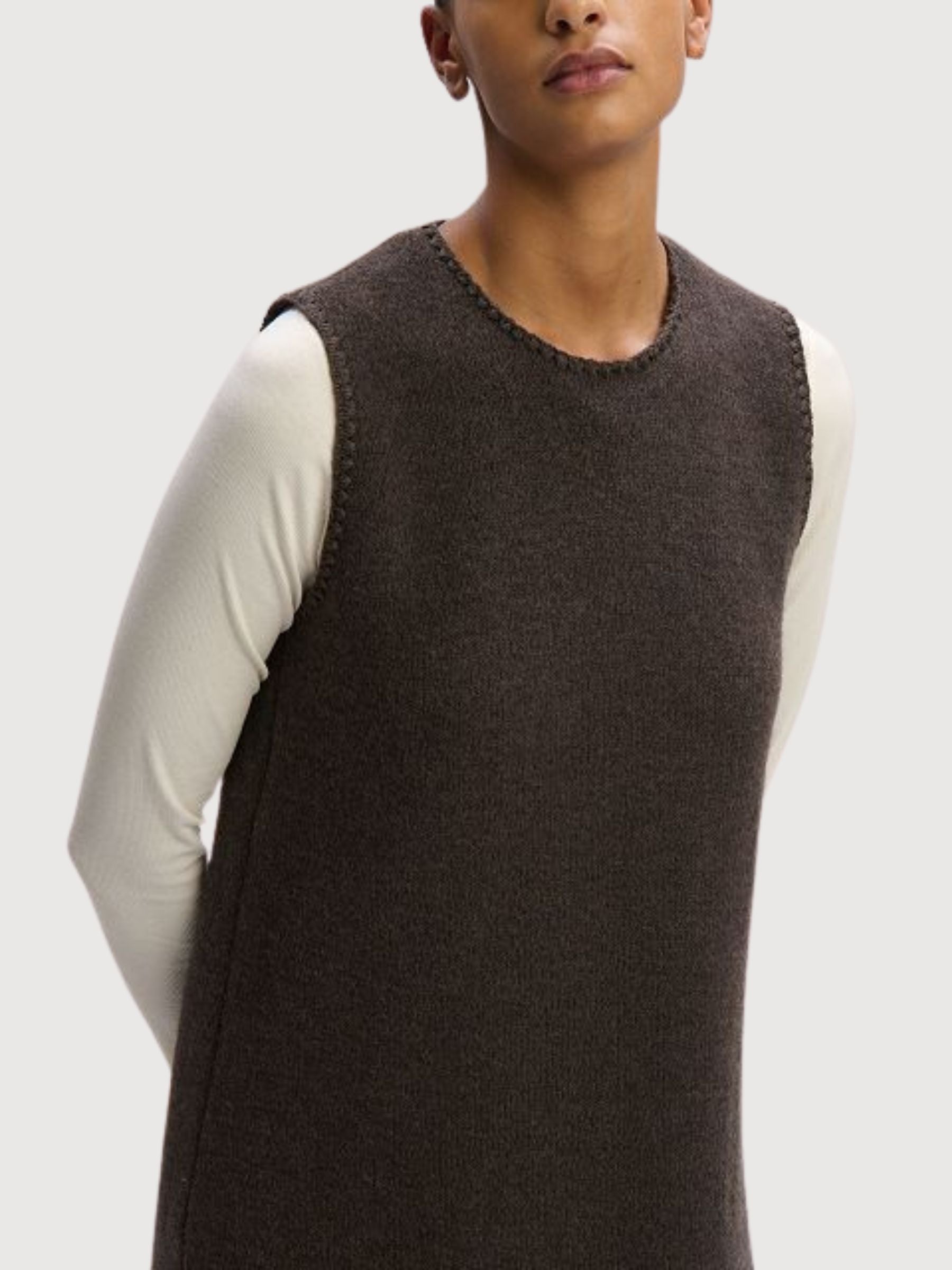 Dress Uliane Cafe Cotton/Wool Woman | Stapf