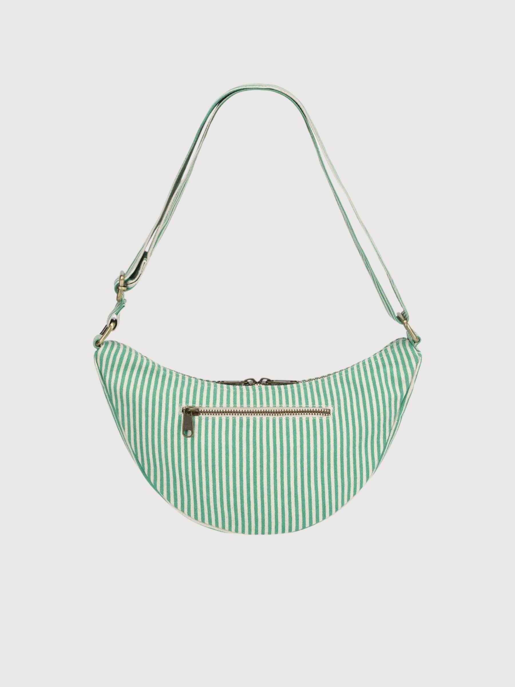 Bag ANdrea Rayures Vert | Hindbag