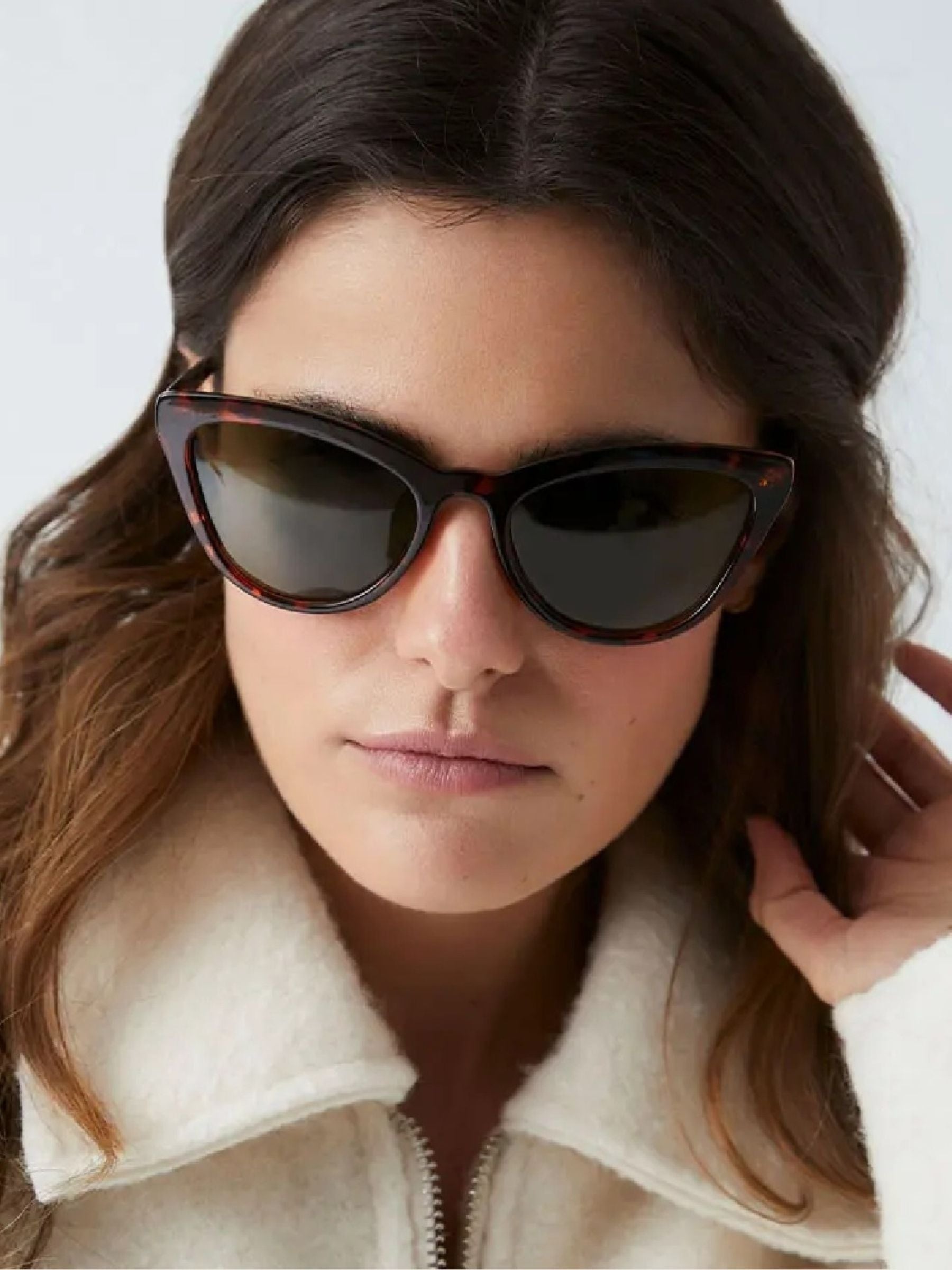 Sunglasses Colina Brown Unisex | Parafina