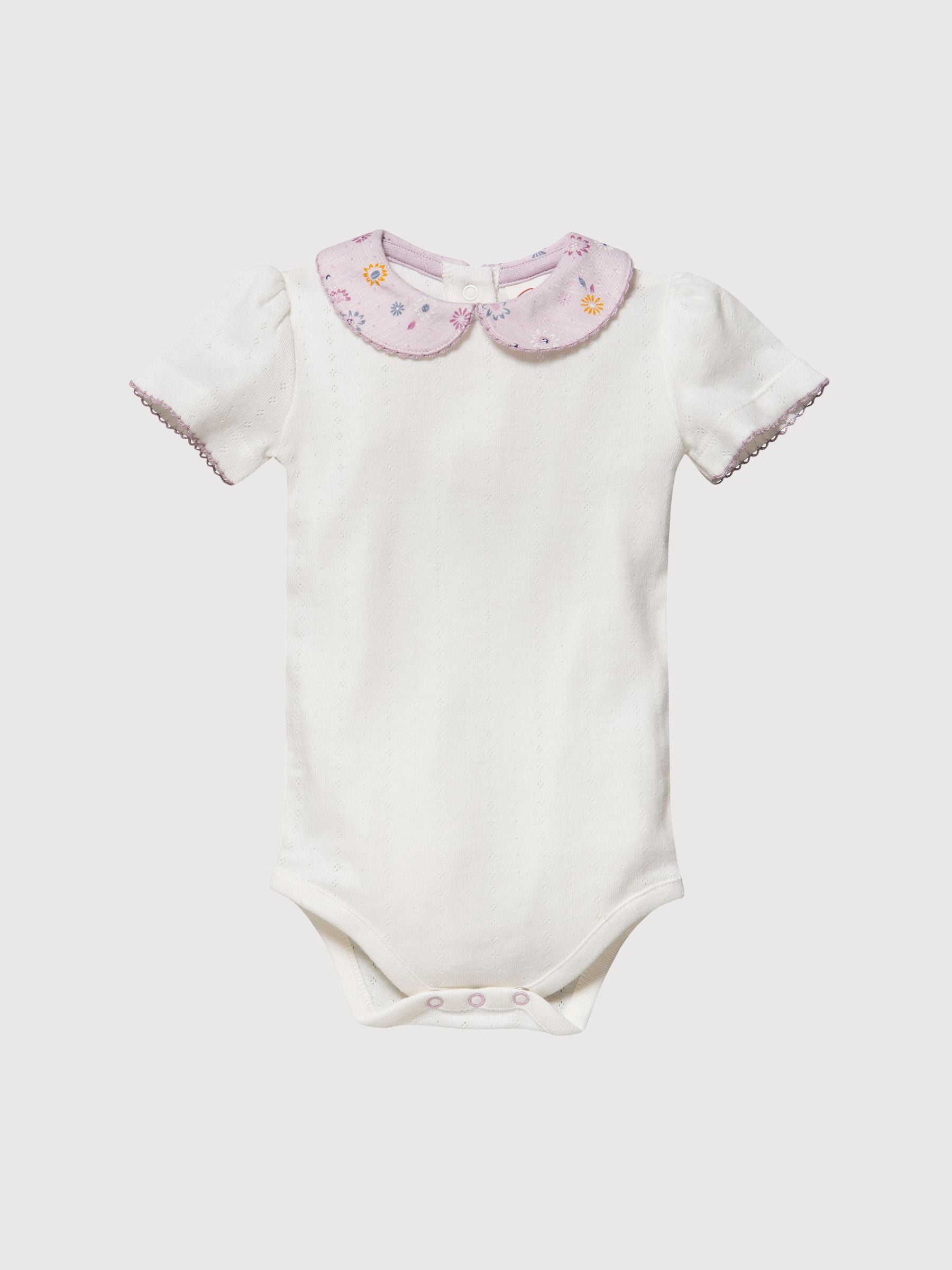 Kurzarm-Body Baby Girl aus Bio-Baumwolle | People Wear Organic
