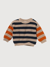 Pullover Striped Multicolour Kid Organic Cotton | People Wear Organic