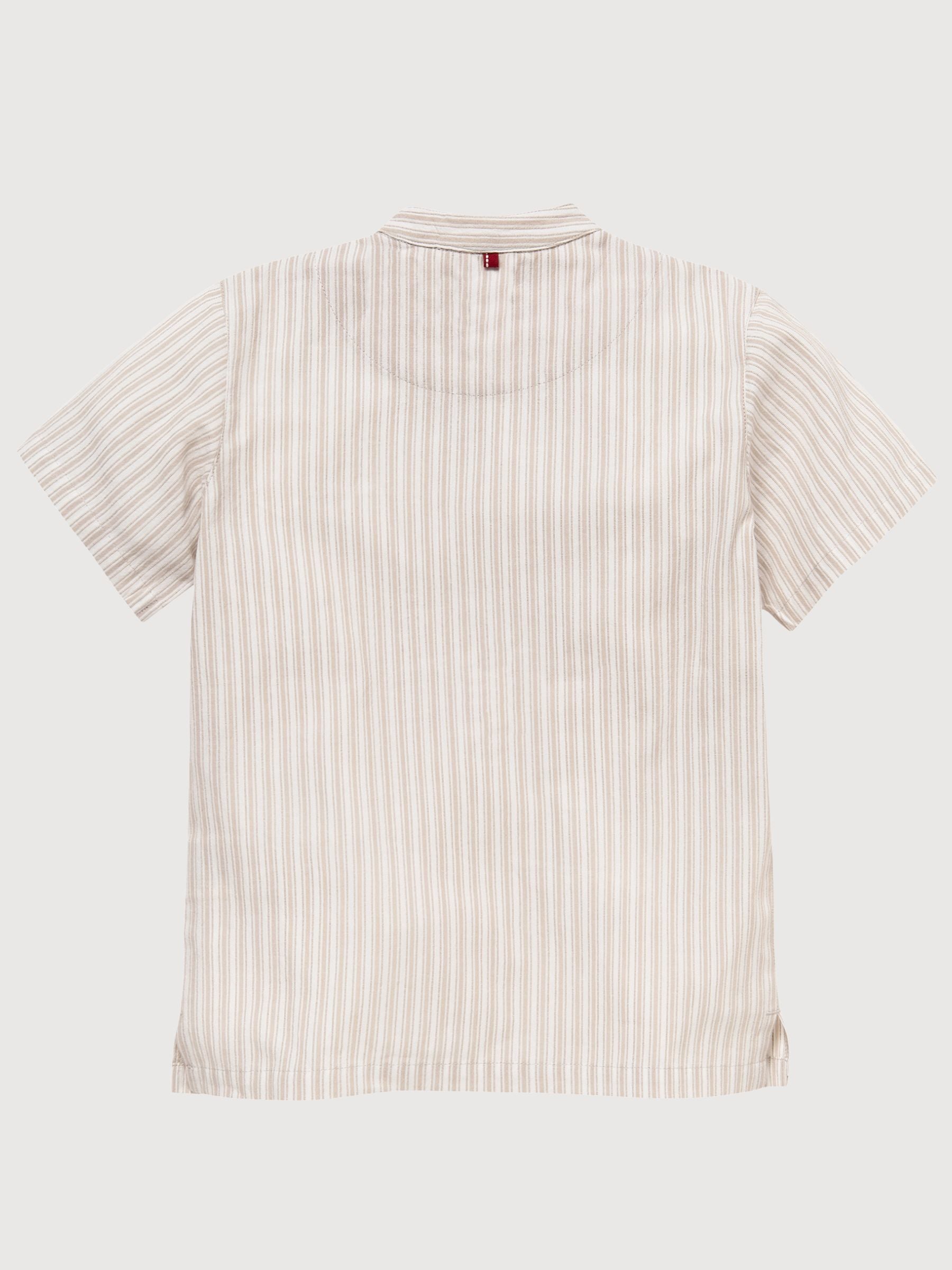 Shirt Beige Stripe Kids | People Wear Organic