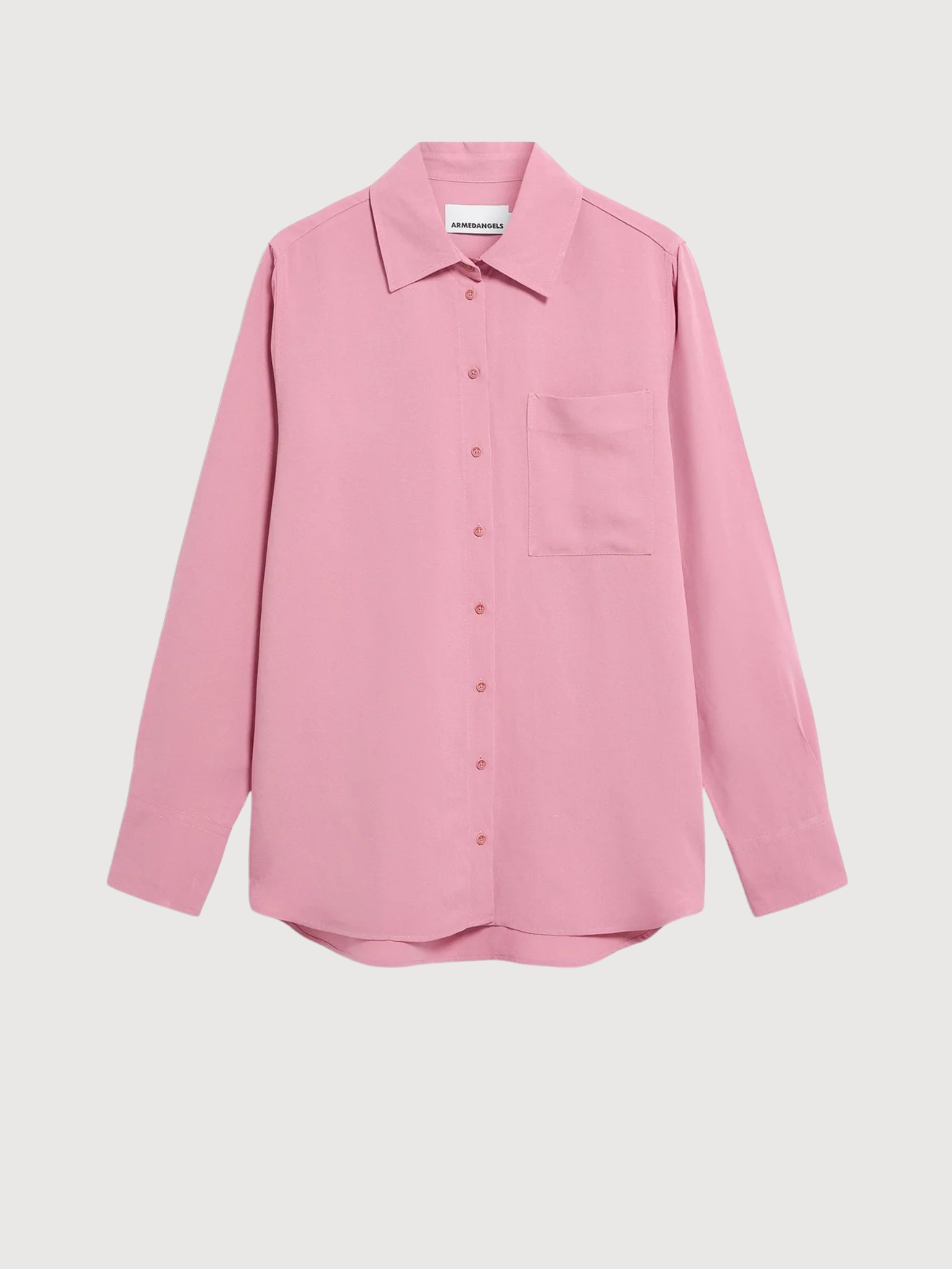 Bluse Leinen-Mix Washed Berry | Armedangels