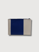 Pouch F07 Chuck White & Blue In Used Truck Tarps | Freitag