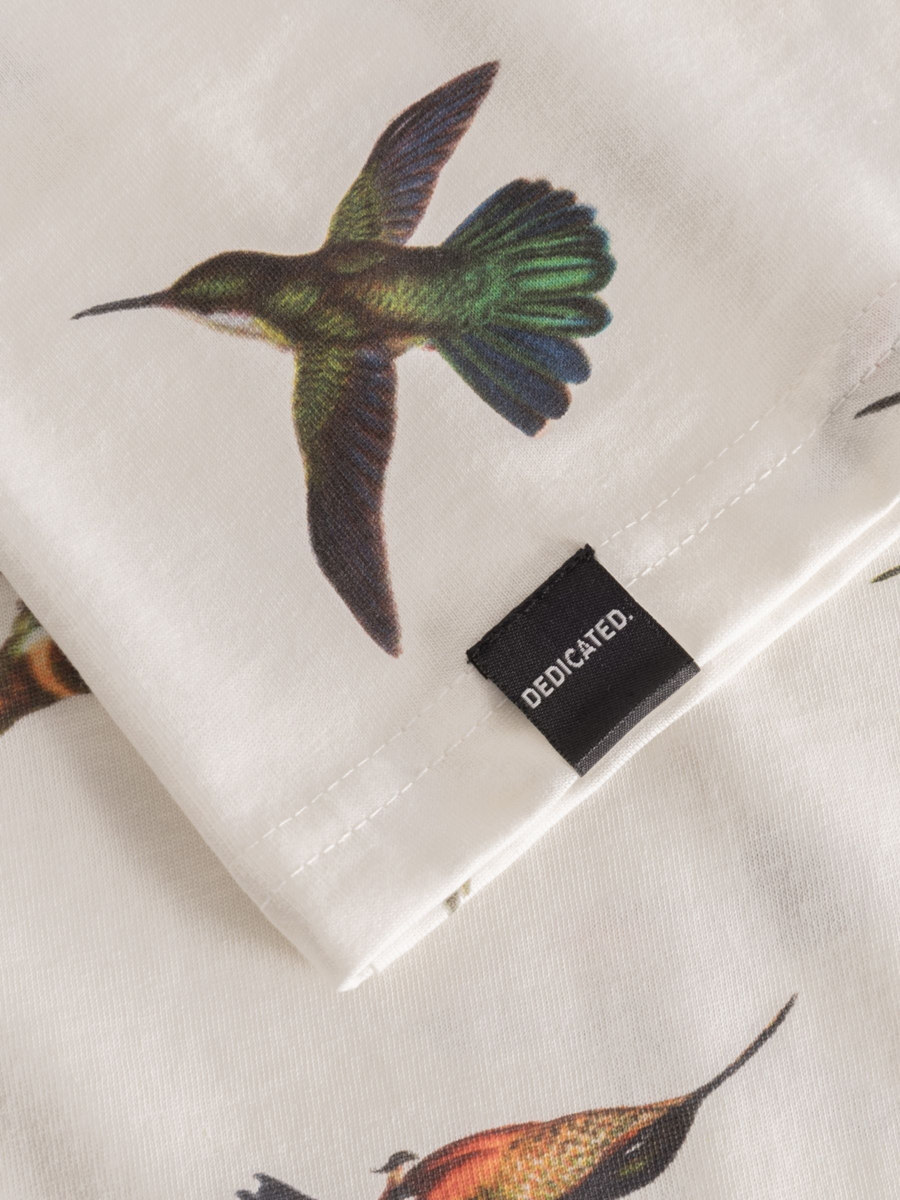 Tshirt Stockholm Hummingbirds OffWhite | Dedicated