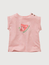 T-shirt Bambina Rosa Cotone organico | People Wear Organic