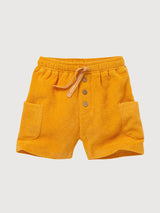 Shorts Kid and Baby boy Yellow Organic Cotton | People Wear Organic