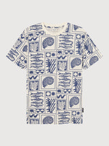 T-shirt Stockholm Ocean Square  Blue | Dedicated