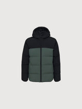 Kyle Puffer Giacca Imbottita Nero/Verde Uomo | Mazine