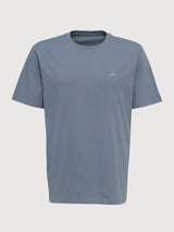 Wilkie Men T-shirt Mid Blue | Mazine