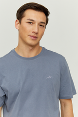 Wilkie Men T mid blue | Mazine