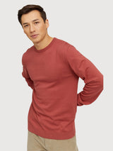 Baru Herren Pullover Mahagoni Jumper | Mazine