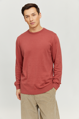 Baru Men Jumper Mahogany | Mazine