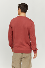 Baru Herren Pullover Mahagoni Jumper | Mazine