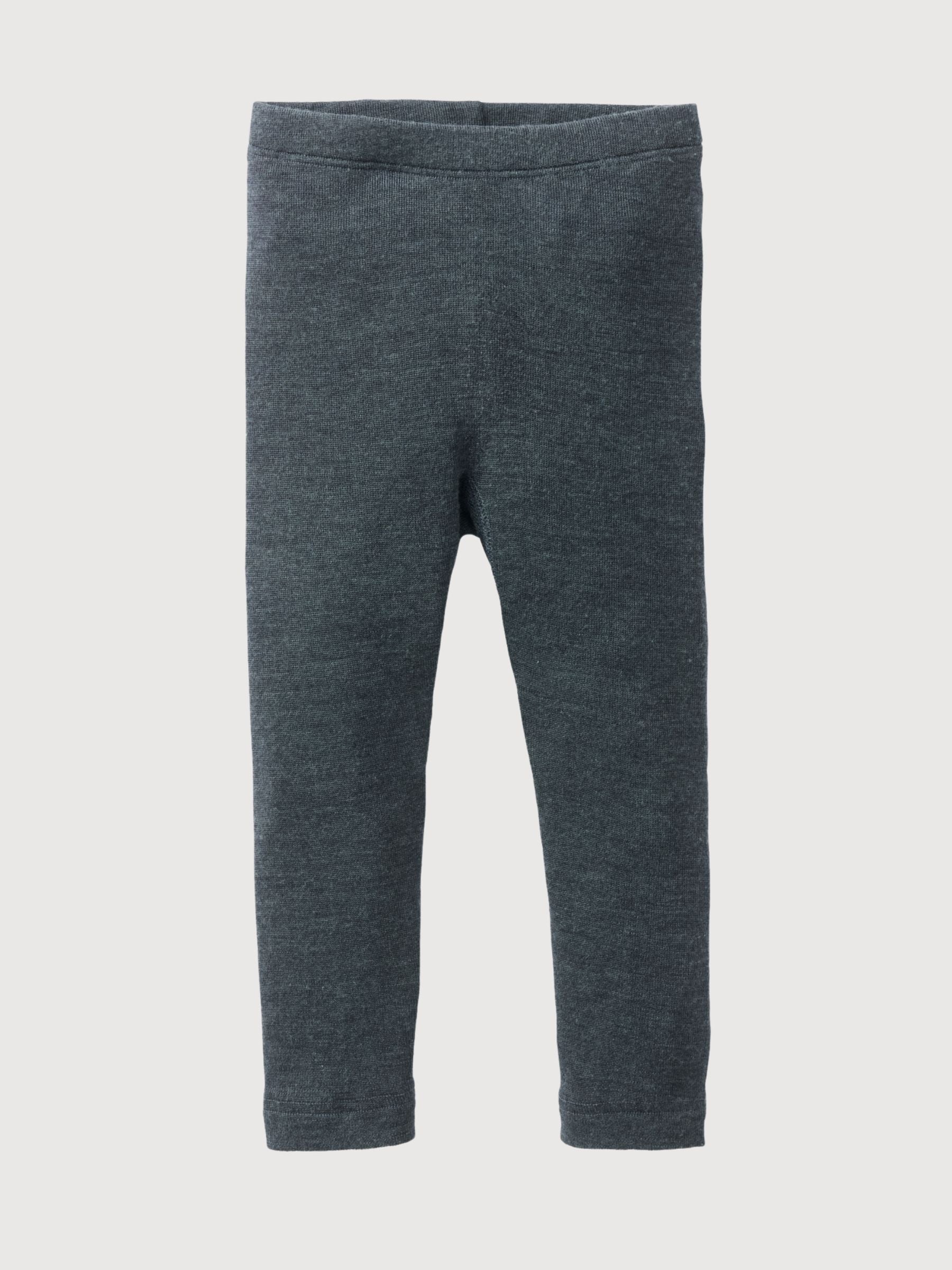 Wolle-Seide Grey Baby Leggings | People Wear Organic