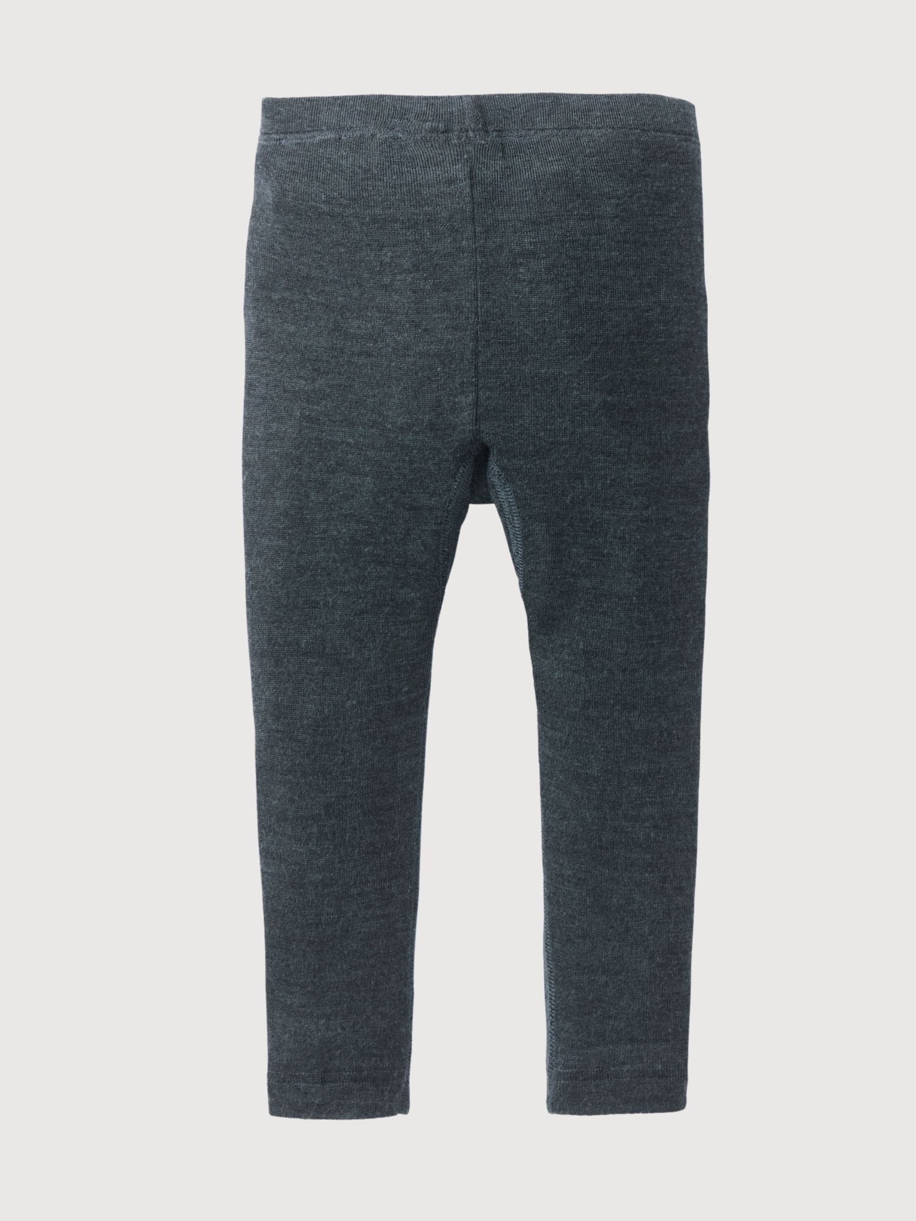 Wolle-Seide Grey Baby Leggings | People Wear Organic