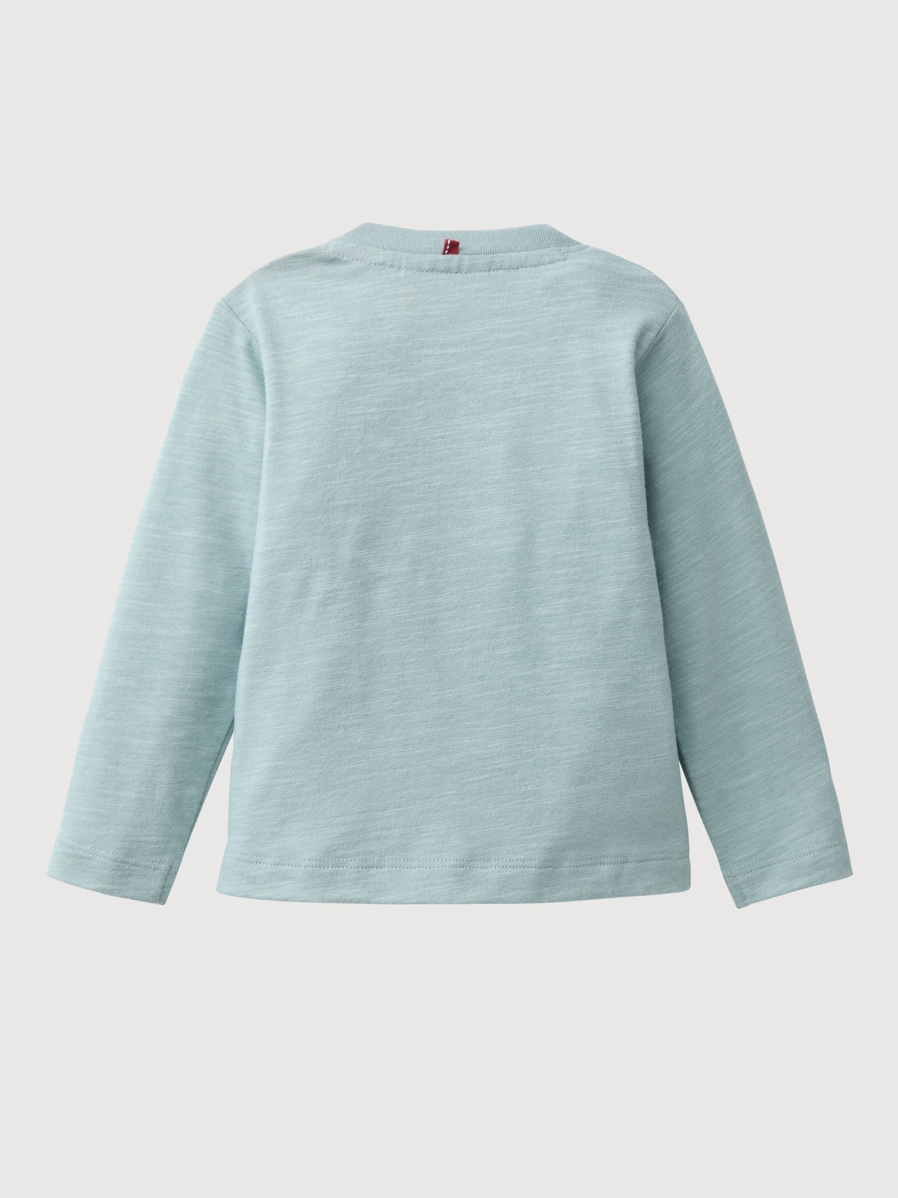 Langarm-Shirt Blue Baby | People Wear Organic