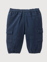 Twill-Cargo-Hose Navy Trouser |People Wear Organic