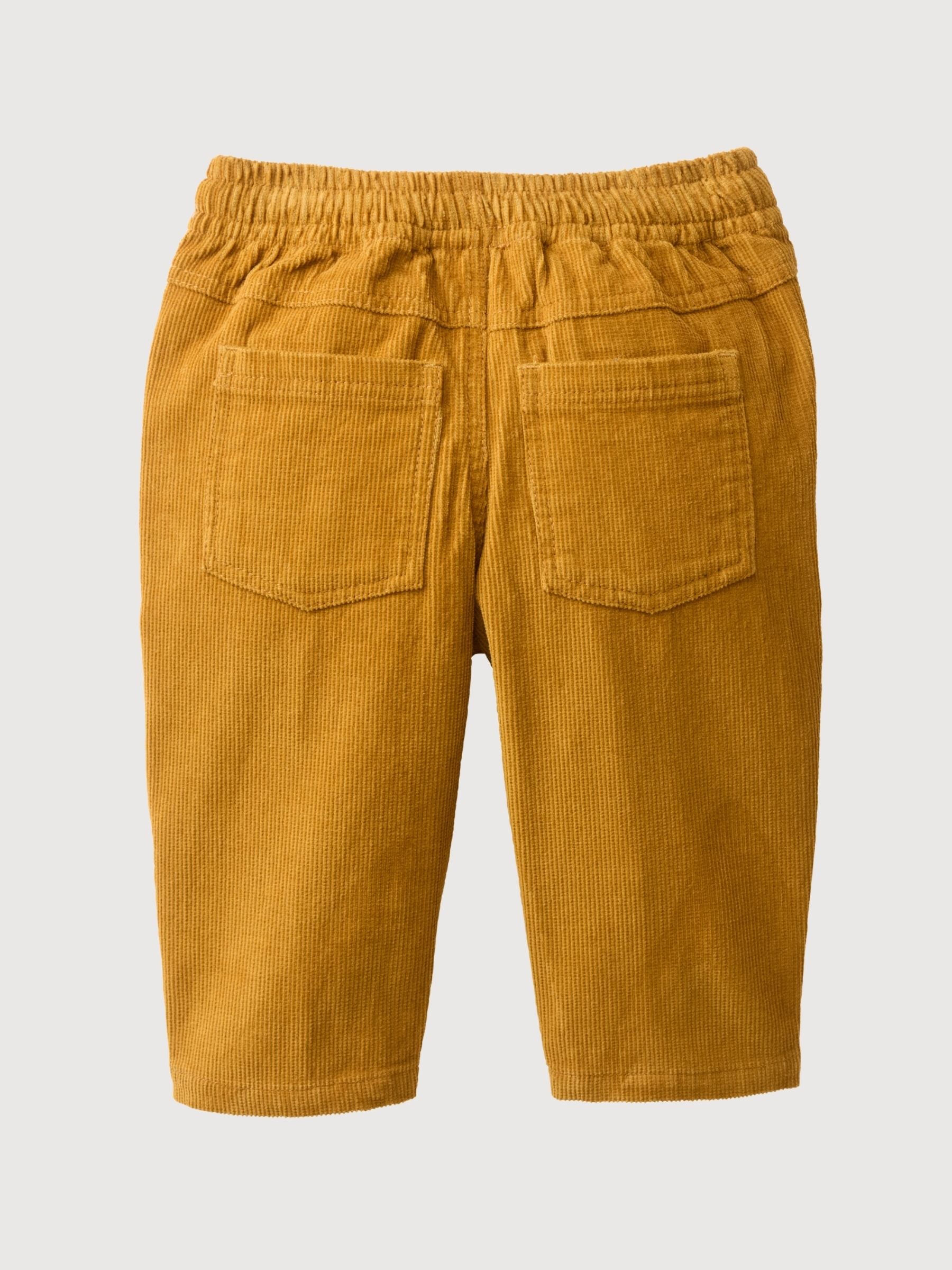 Kord-Hose gelbe Babyhose| People Wear Organic