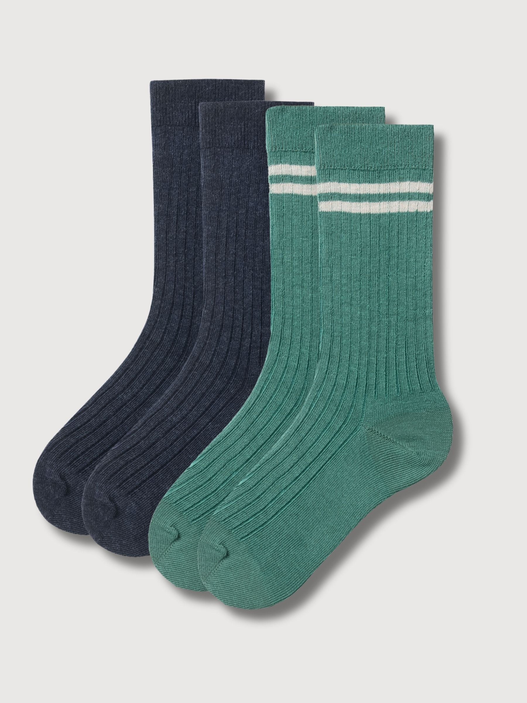 2-er-mehrfarbige Kindersocken | People Wear Organic