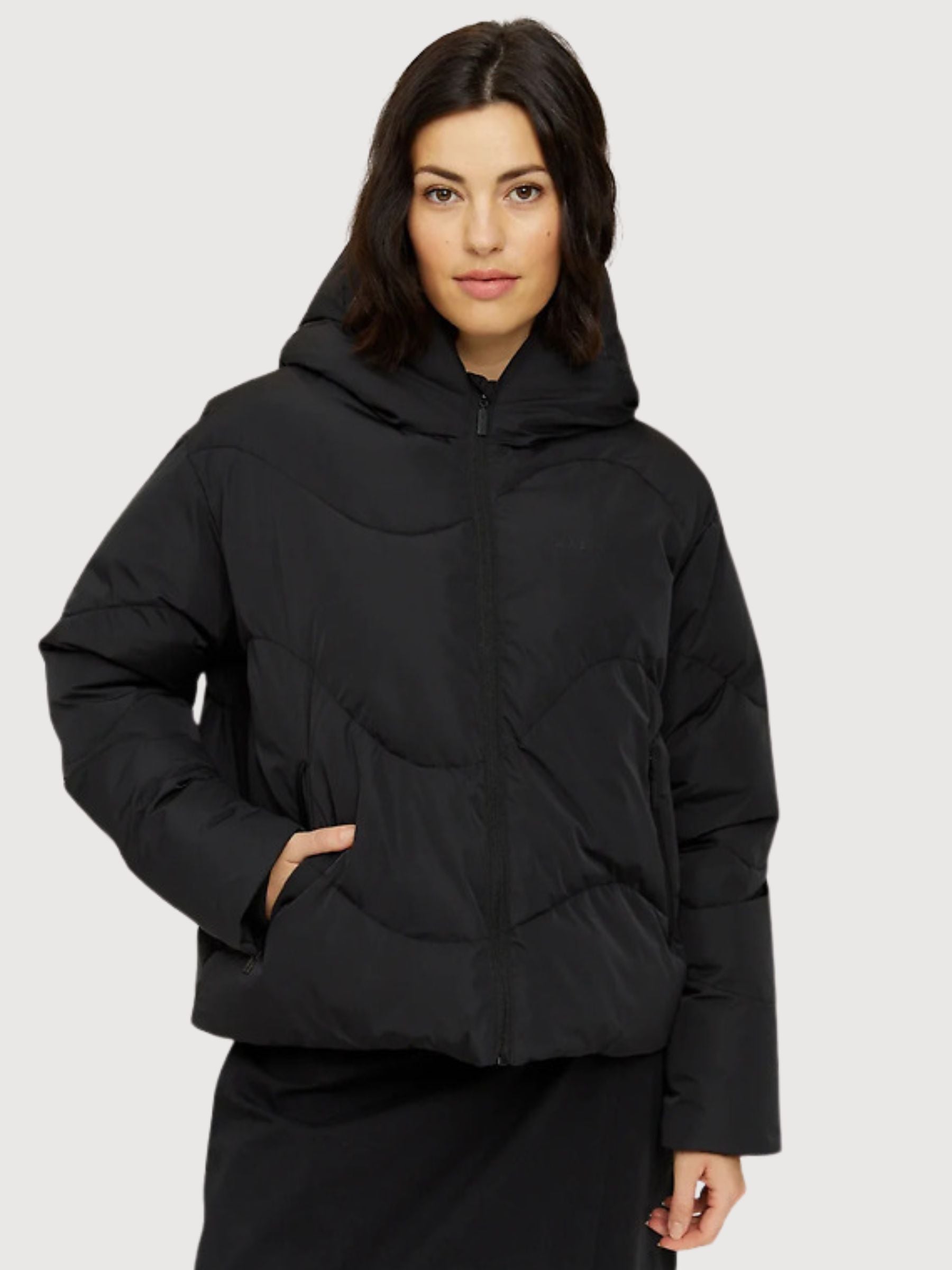 Dana Puffer Jacke Schwarz Damen | Mazine