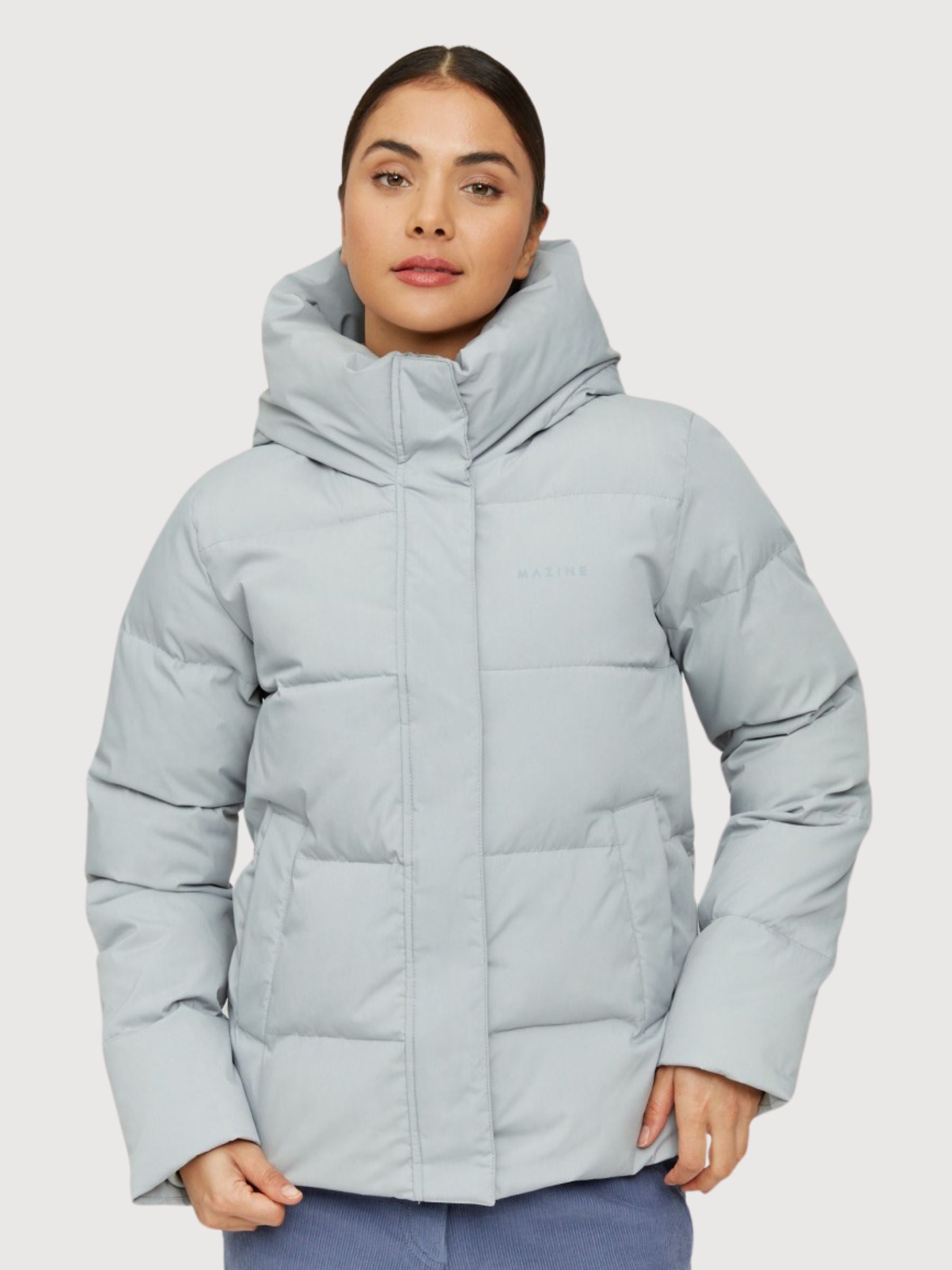 Valentina Jacke Gepolsterte Eisblau Damen | Mazine