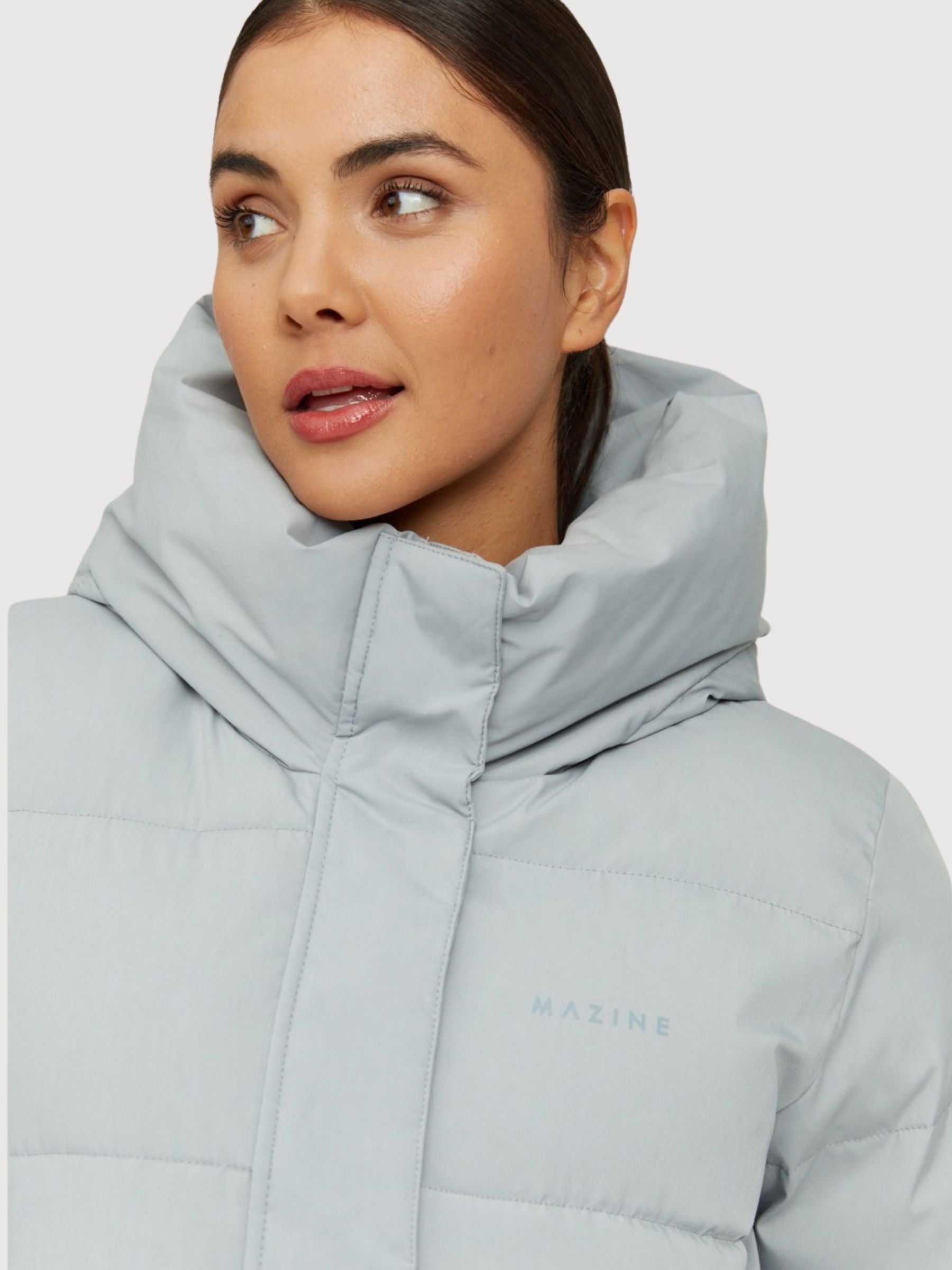 Valentina Jacke Gepolsterte Eisblau Damen | Mazine