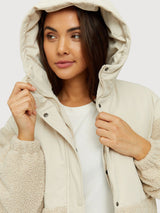 Laine Jacke Beige Damen | Mazine