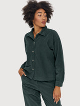 Luna Camicia Verde Donna | Mazine