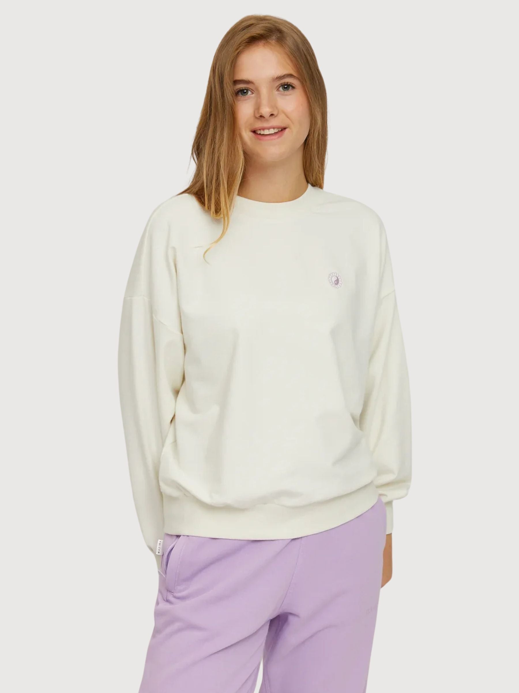 Monica Pullover Weiss Frauen | Mazine