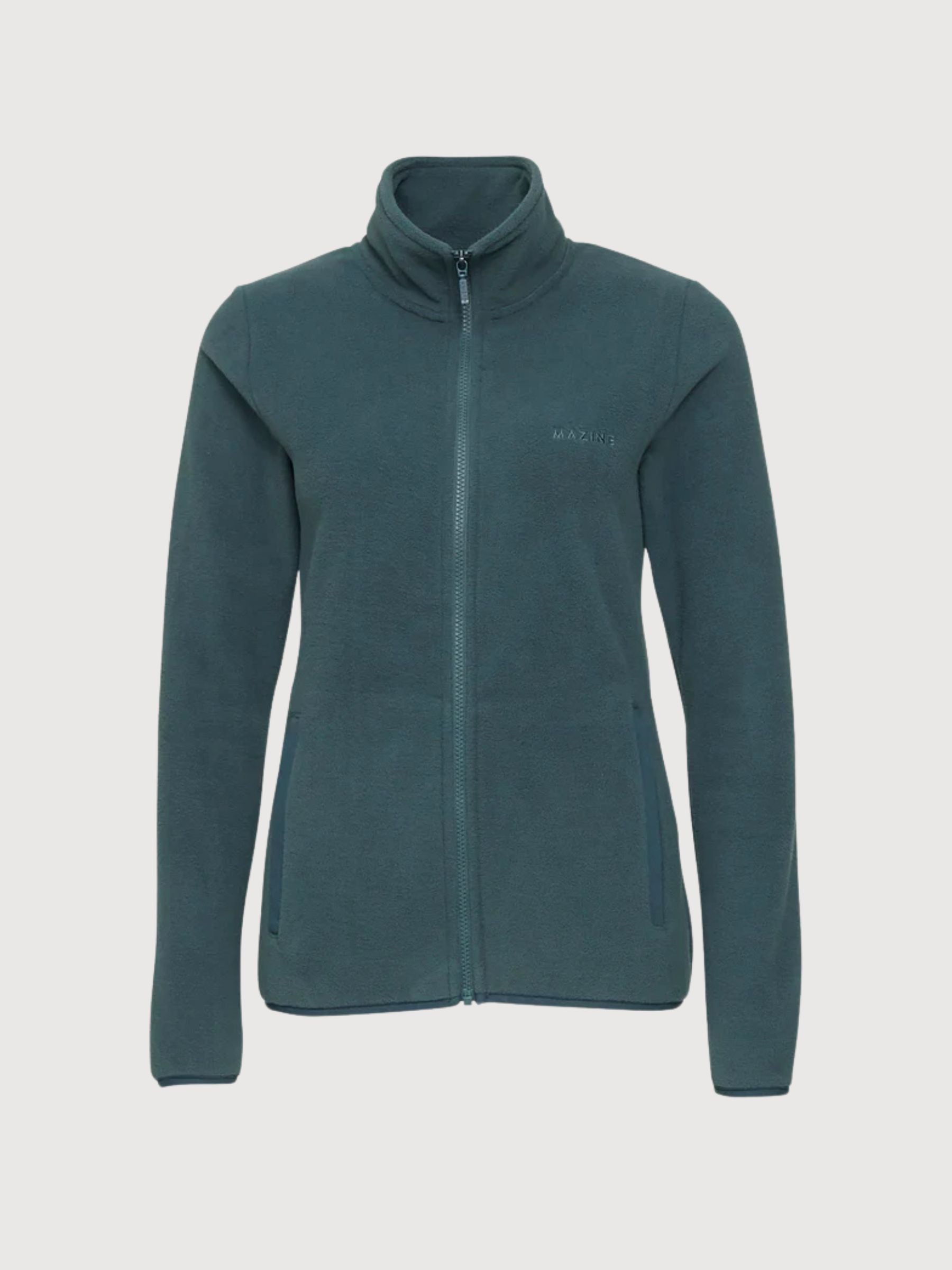 Given Fleece Jacke Stahlblau Damen | Mazine