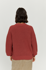 Valma Jumper Mahogany Women | Mazine