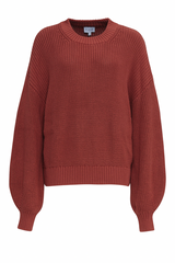 Valma Jumper Mahagoni -Frauen | Mazine