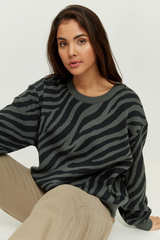 Narina Jumper Black/ Bottle Women | Mazine